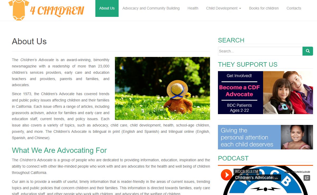 About Us - Children's Advocate