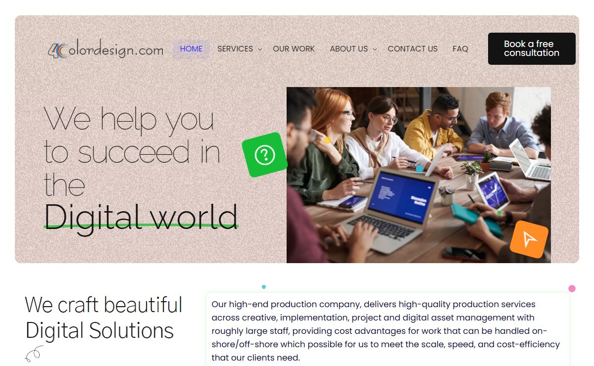 4ColorDesign a new age complete online digital solution for every business – A complete online digital solution for every business