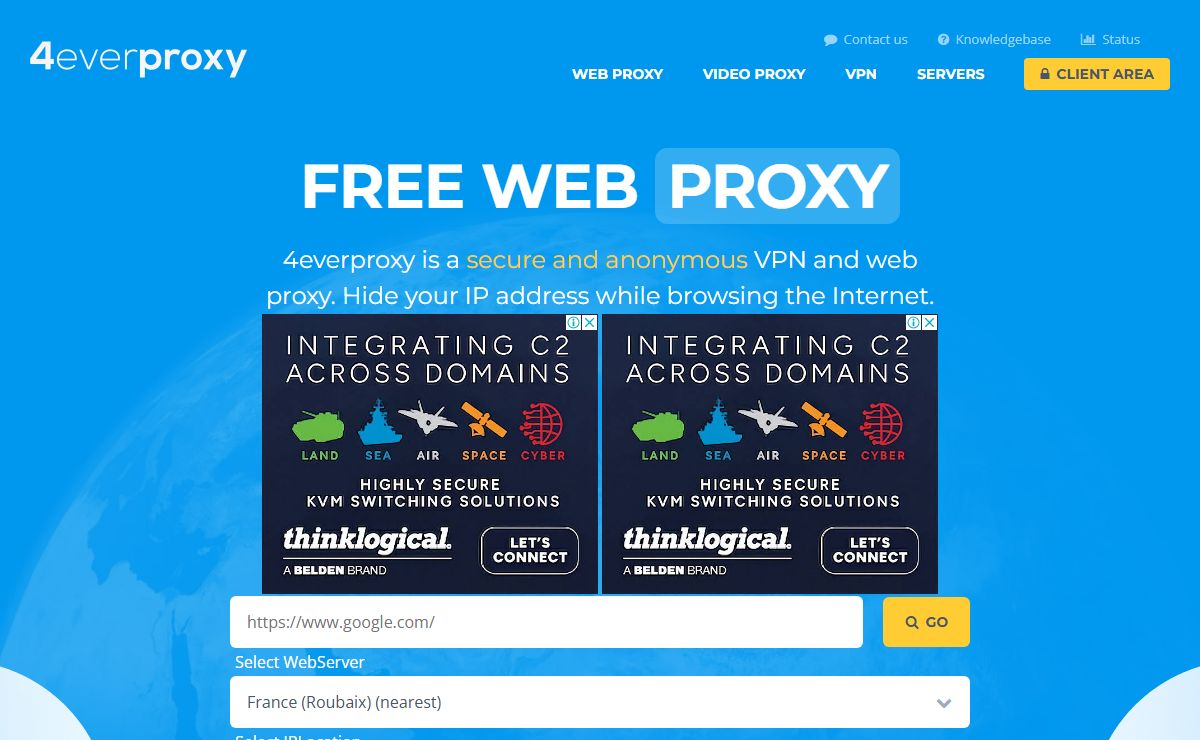 4everproxy - Free Web Proxy | Unlimited VPN