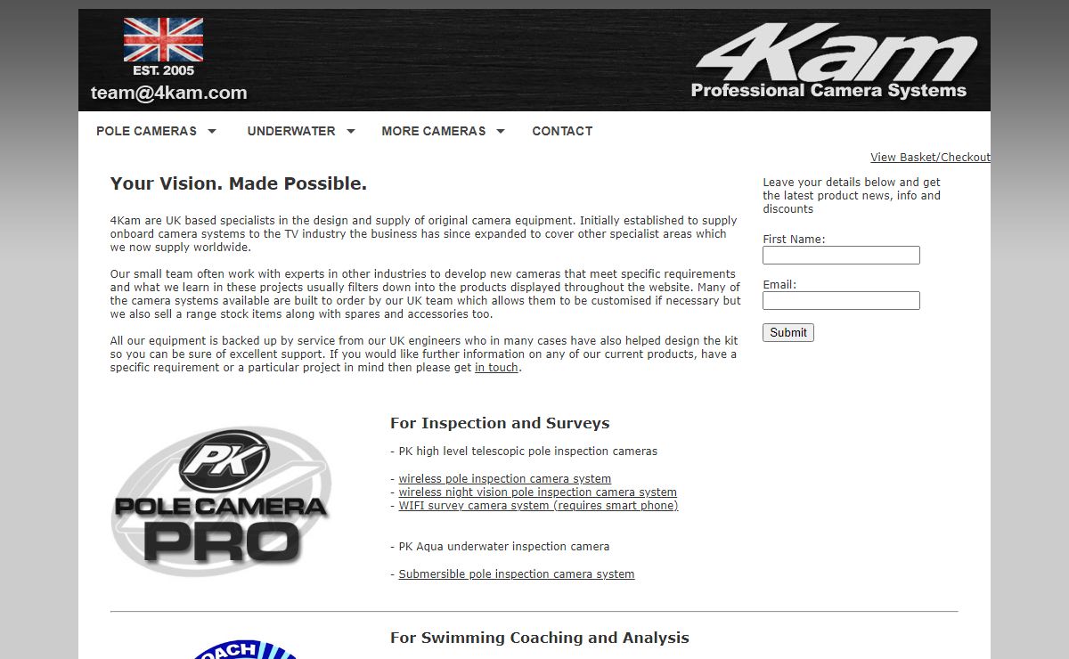 4Kam™ Pro Camera Systems