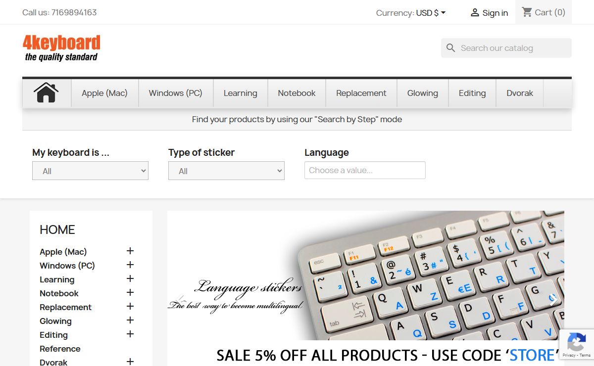 Printable Keyboard Language Layout Stickers | 4keyboard.com