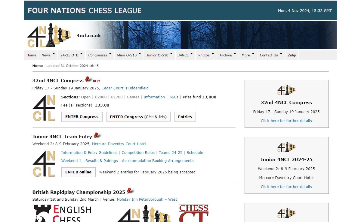 Four Nations Chess League