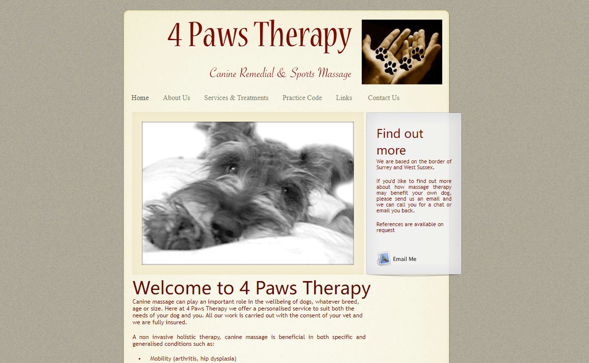 4 Paws Therapy Canine Remedial & Sports Massage