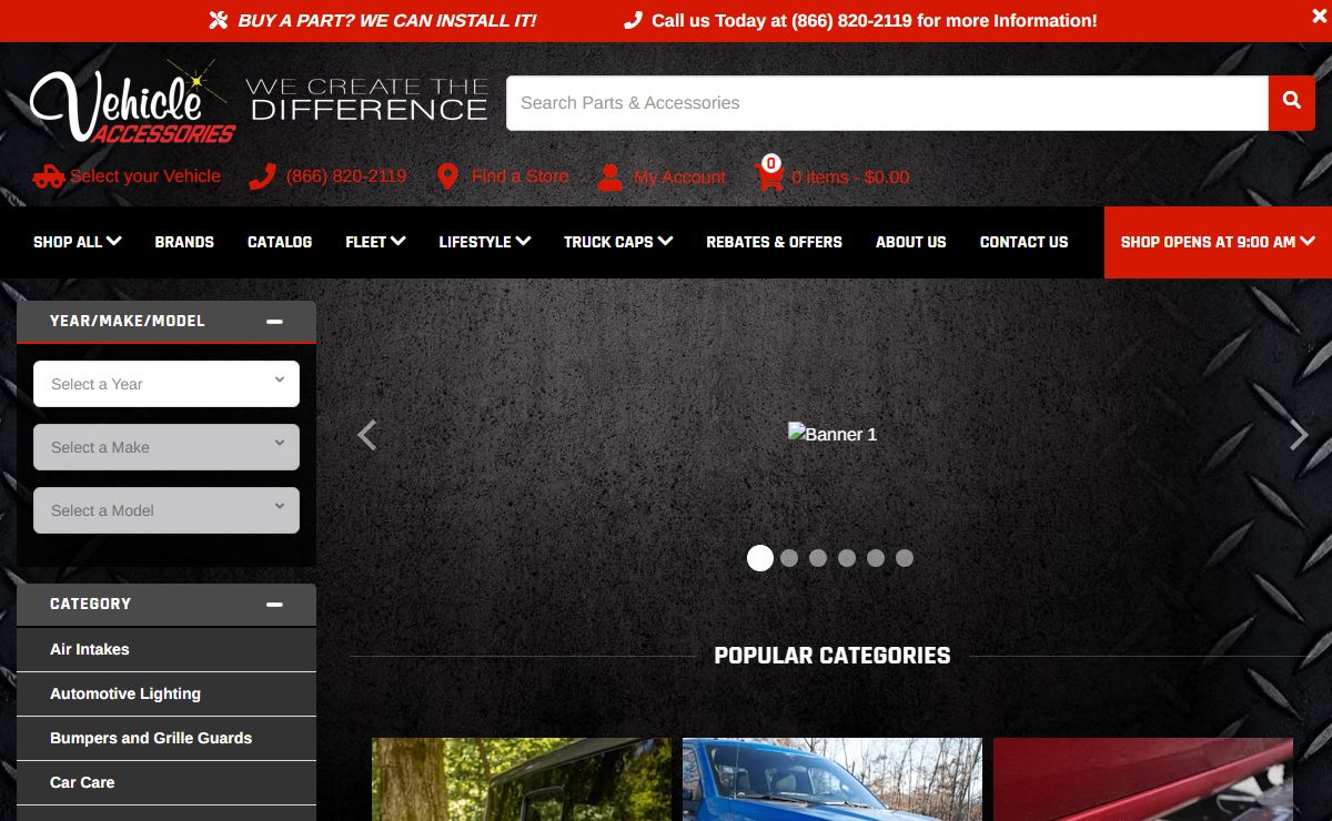 Vehicle Accessories - Aftermarket Parts and Upgrades for Pickup Trucks and SUVs