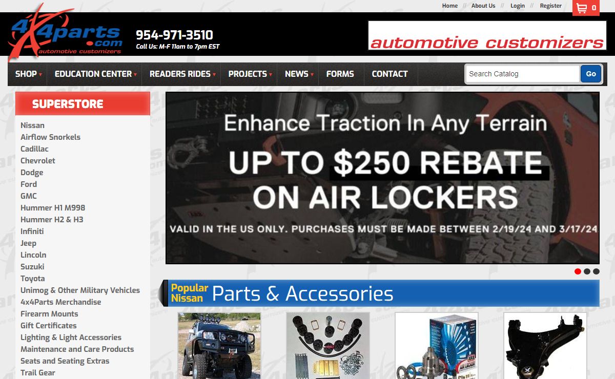 4x4 Parts - Nissan Auto Parts & Performance Accessories