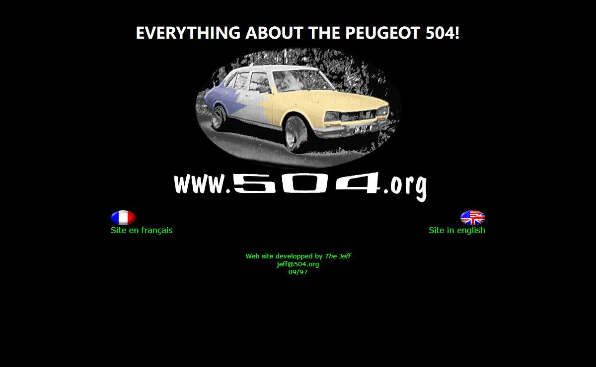 Peugeot 504 : a myth !