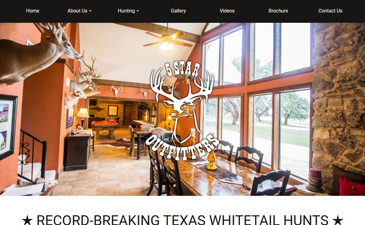 ★ Record-Breaking Texas Whitetail Hunts ★ :: 5 Star Outfitters Texas Whitetail Hunts