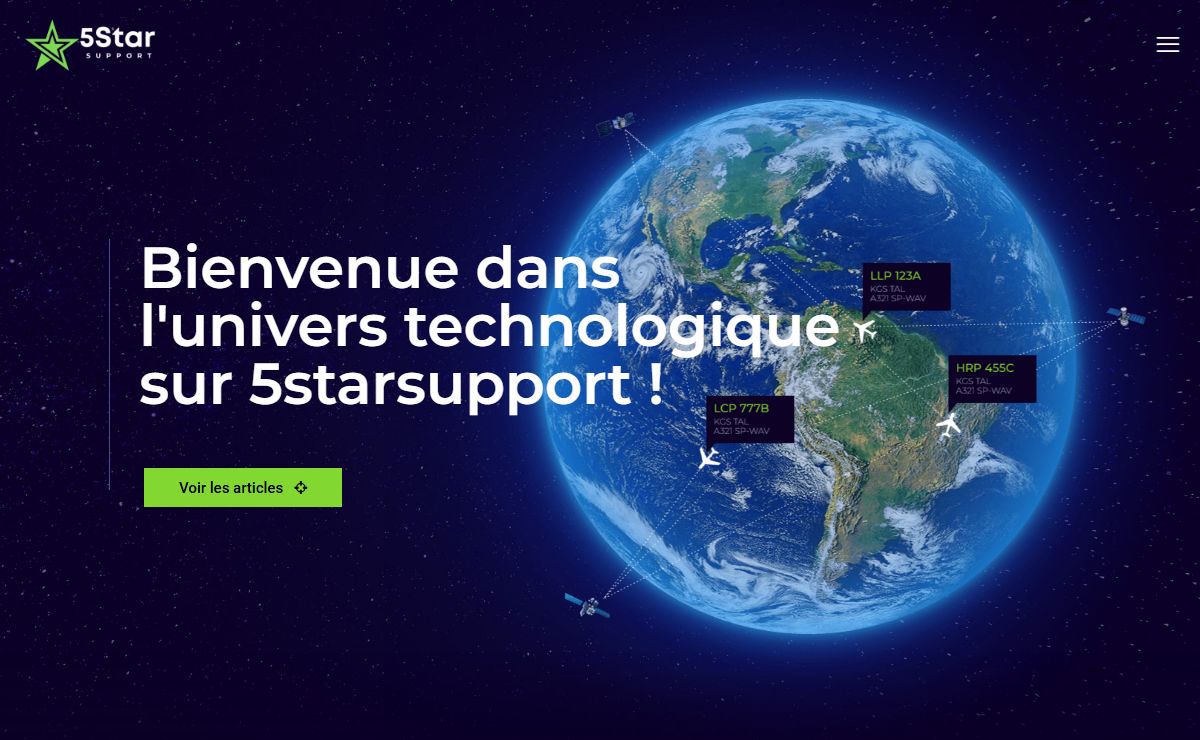 5starsupport.com - Le blog technologie et informatique pour les passionnés