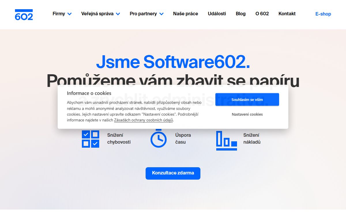 Digitalizujeme firmy a úřady | Software602