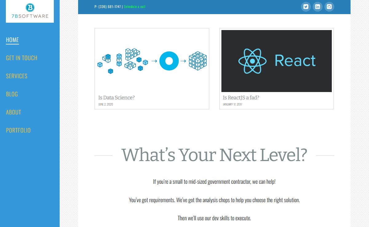 7B Software | UI/UX development and more!