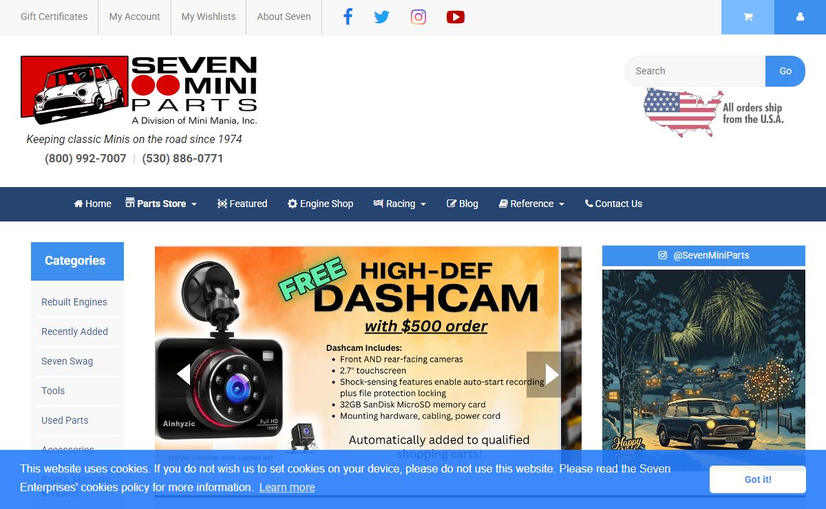 Home | Seven Mini Parts