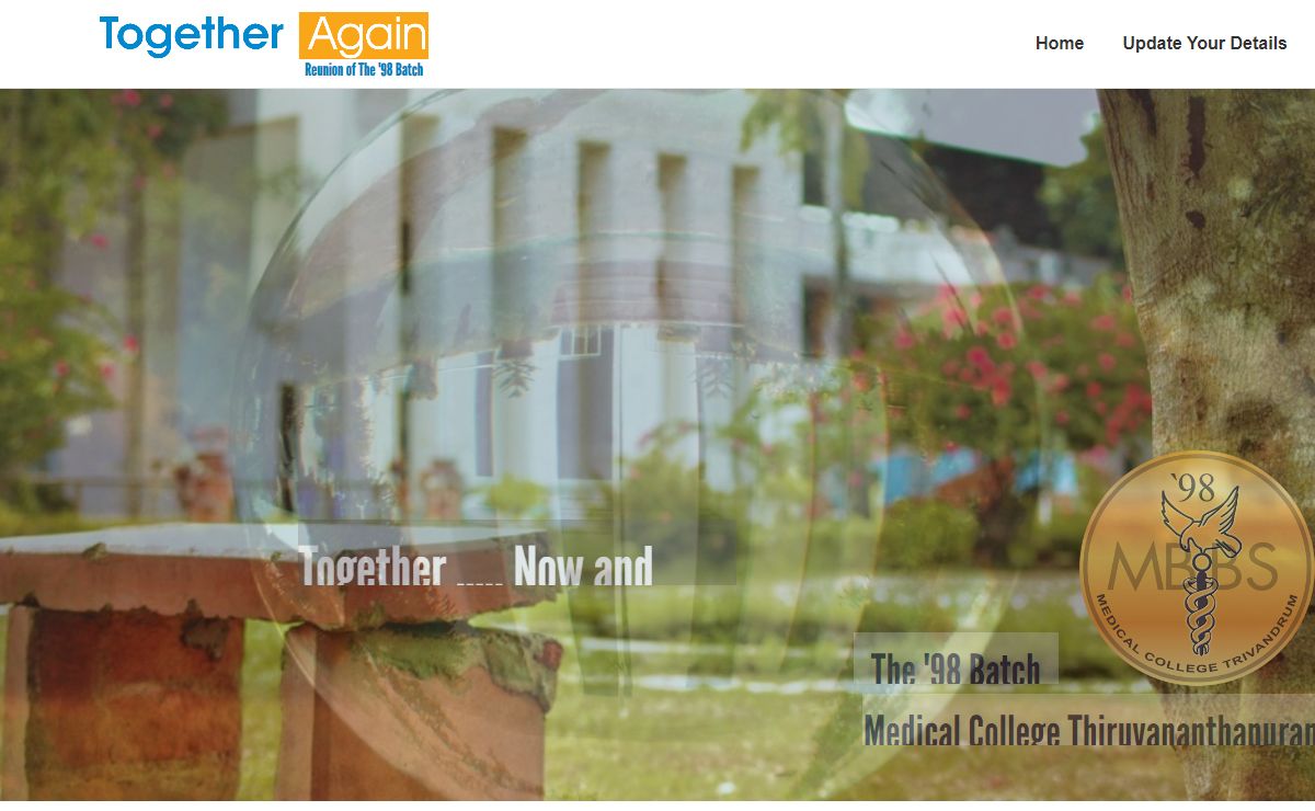 The ’98 Batch – Official web page of 1998 MBBS Batch Government Medical College, Trivandrum
