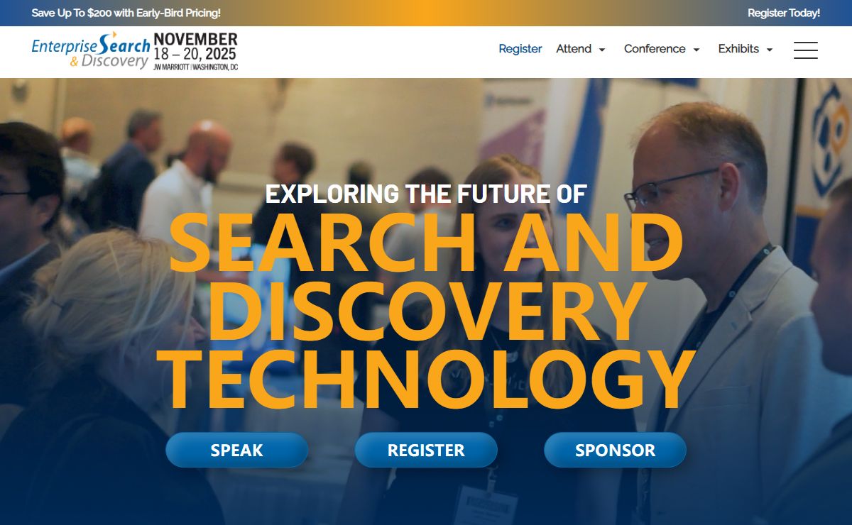 Enterprise Search & Discovery 2025 - Search | Discover | Inform | Deliver | Connect