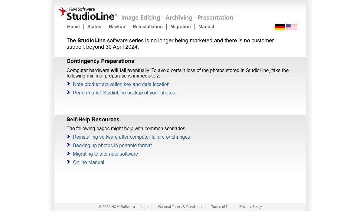 StudioLine | Image Editing - Archiving - Presentation