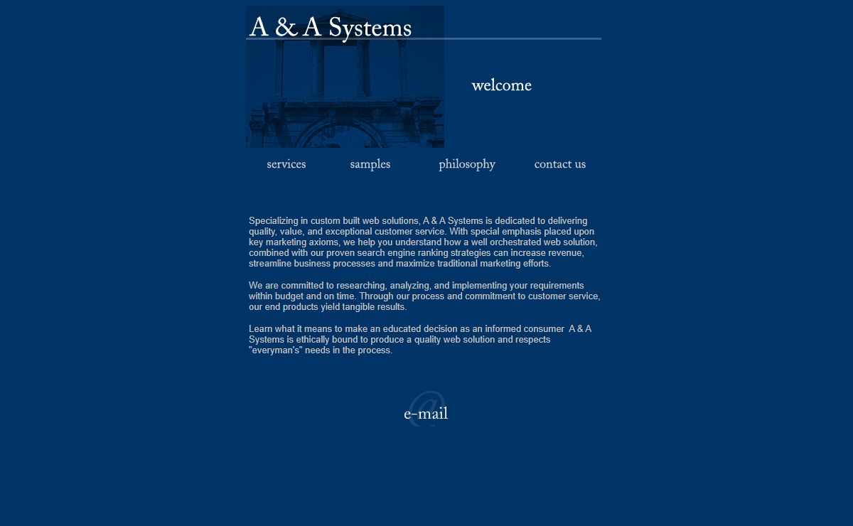 A&A Systems: Custom Web Solutions, Strategies, and Designs