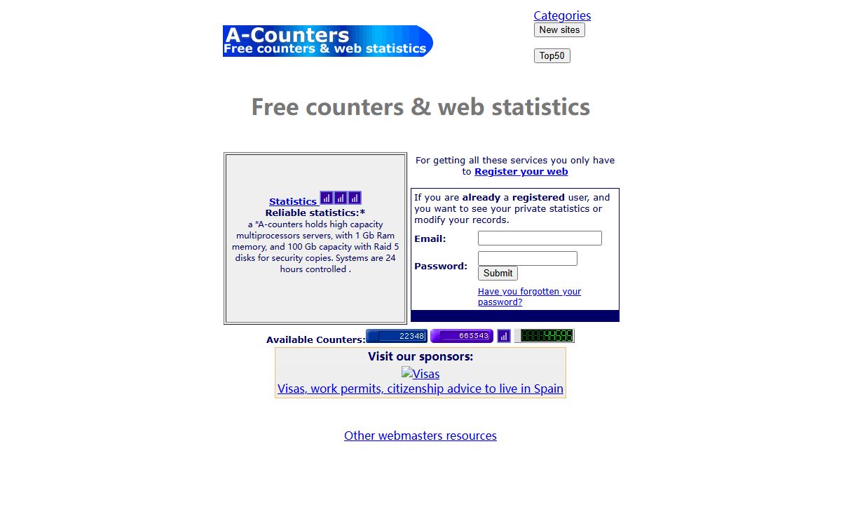 Free Counters and web statistics