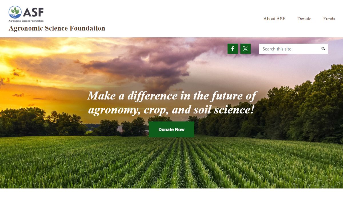 Home | ASF - Agronomic Science Foundation