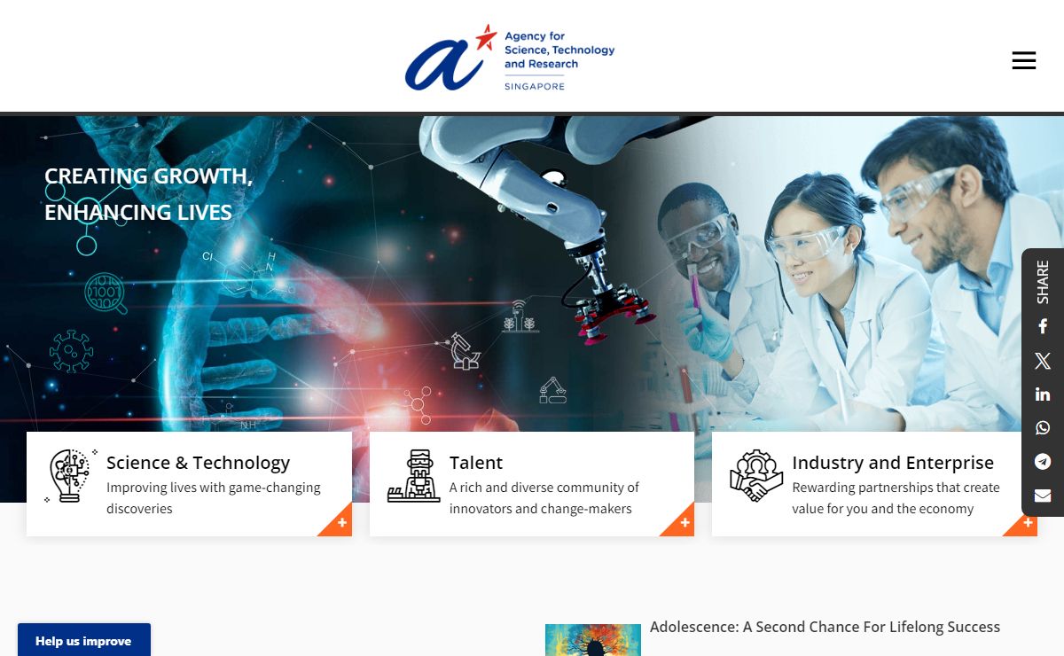Agency for Science, Technology and Research (A*STAR)