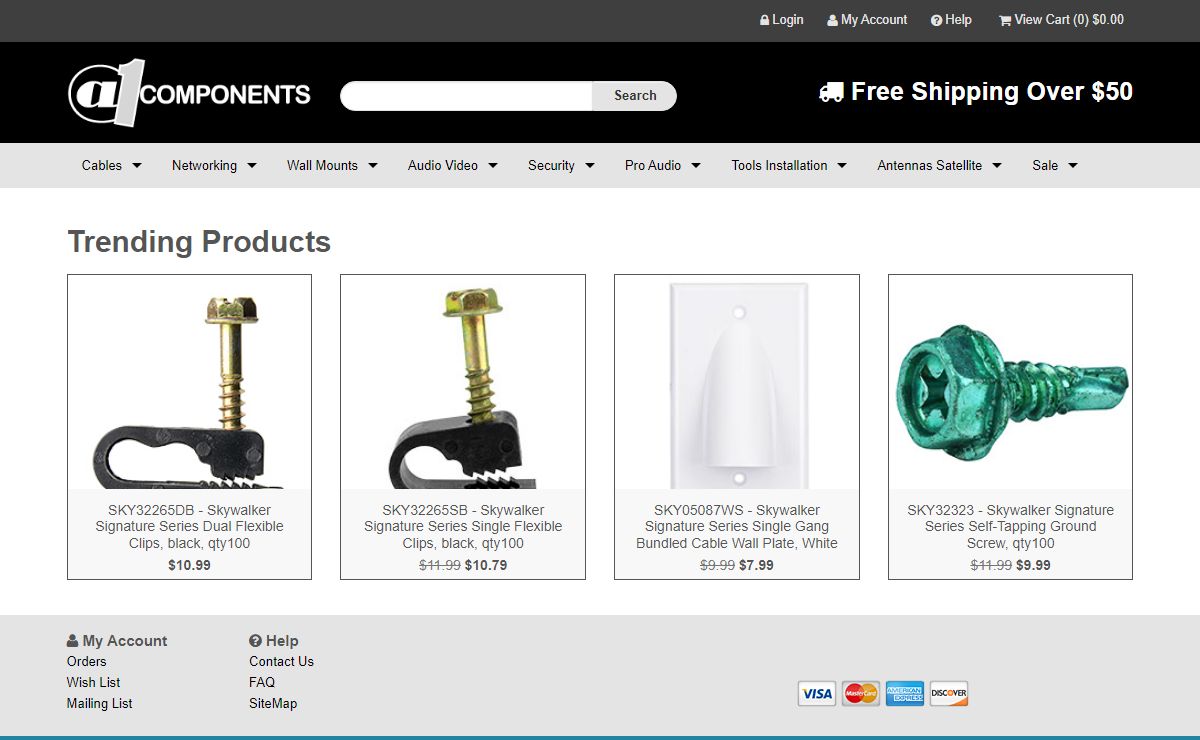 Audio Video, Tools, Cables, Speakers, Networking Products - a1Components