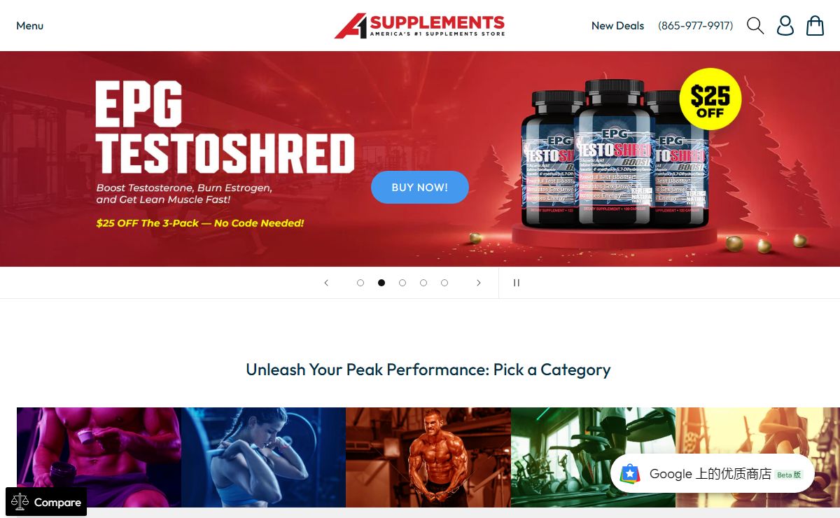 A1 Supplements Sports Nutrition, BOGO's + More