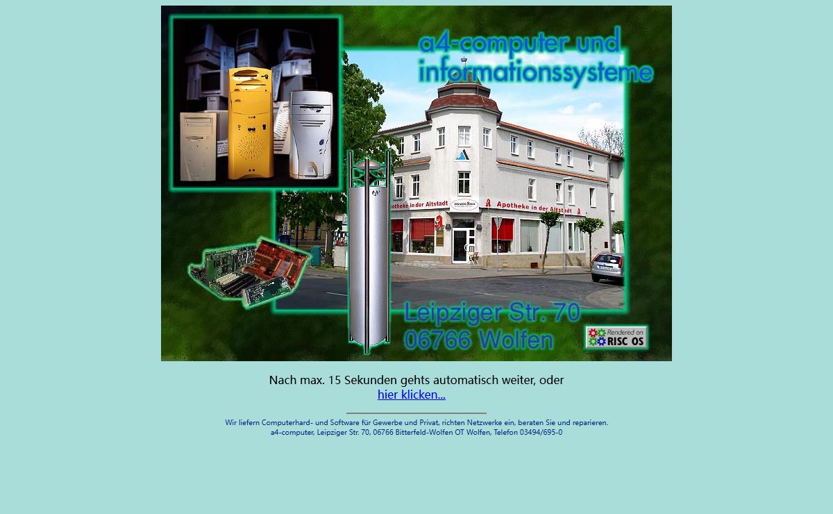 a4com: a4 - computer und informationssysteme, wolfen