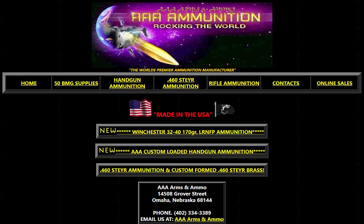 Welcome To AAA Arms & Ammo