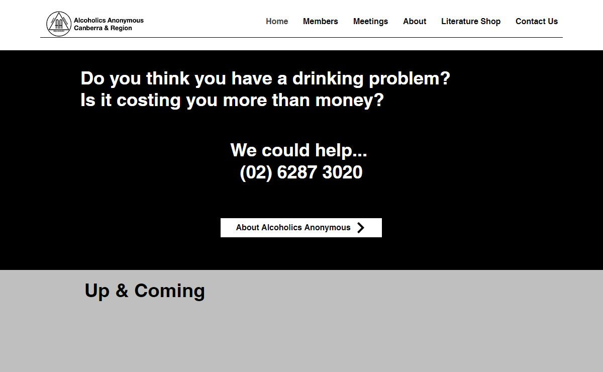 AA Canberra & Region | Alcoholics Anonymous | 27 Mulley Street, Holder ACT, Australia