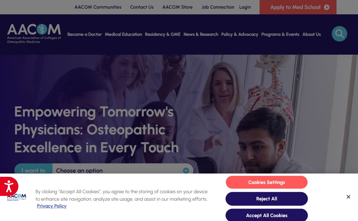 American Association of Colleges of Osteopathic Medicine (AACOM) | AACOM