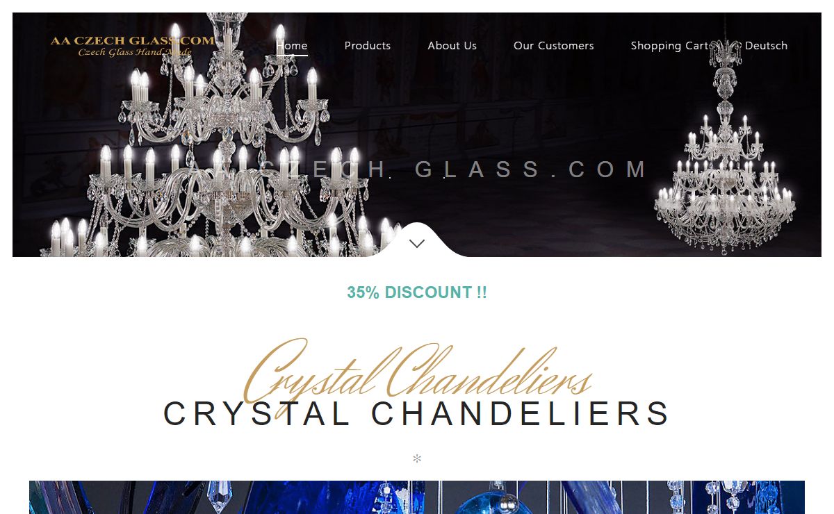 AA CZECH GLASS.COM - CRYSTAL CHANDELIERS