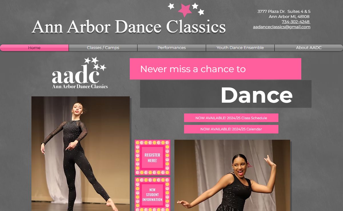 Dance Classes | Ann Arbor | Ann Arbor Dance Classics