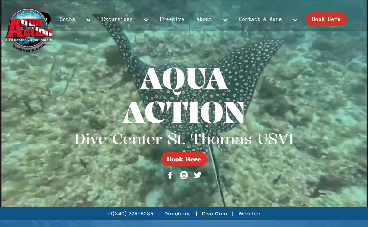 Aqua Action Dive Center St. Thomas USVI
