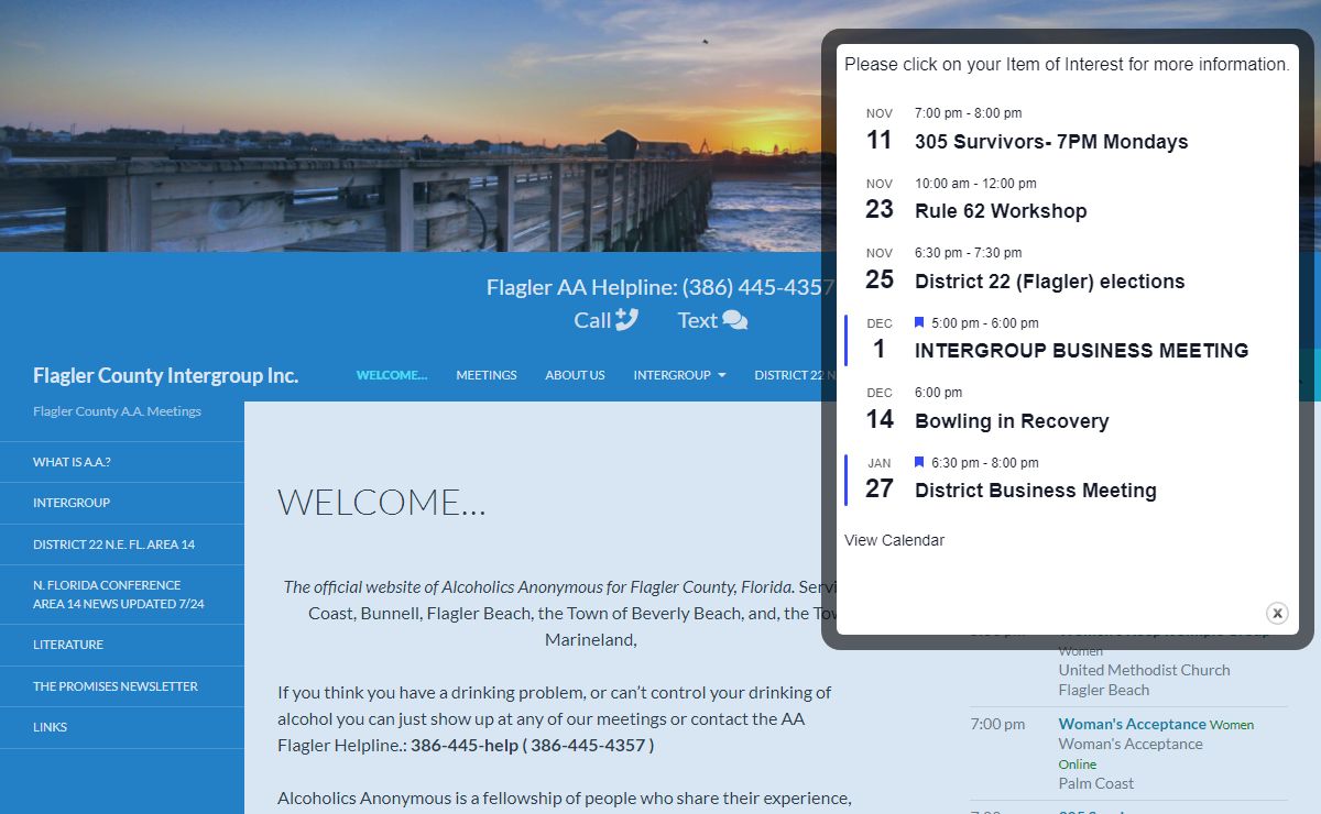 Flagler County Intergroup Inc. | Flagler County A.A. Meetings