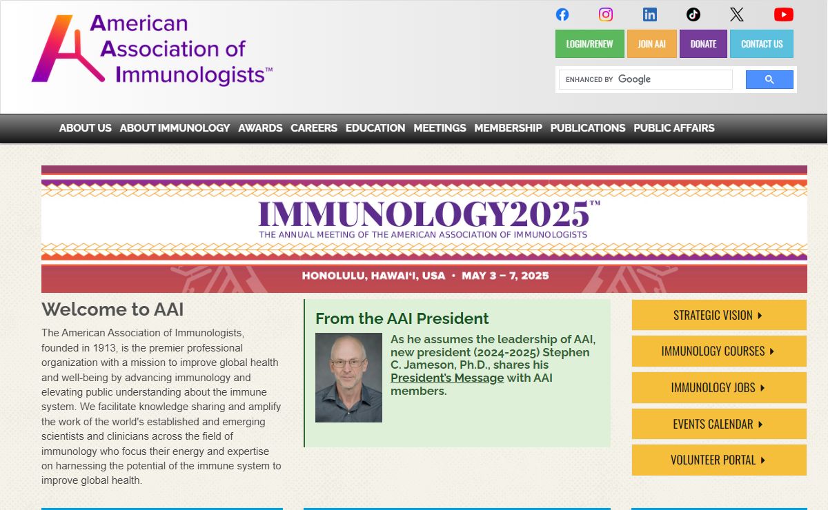 The American Association of Immunologists - Home