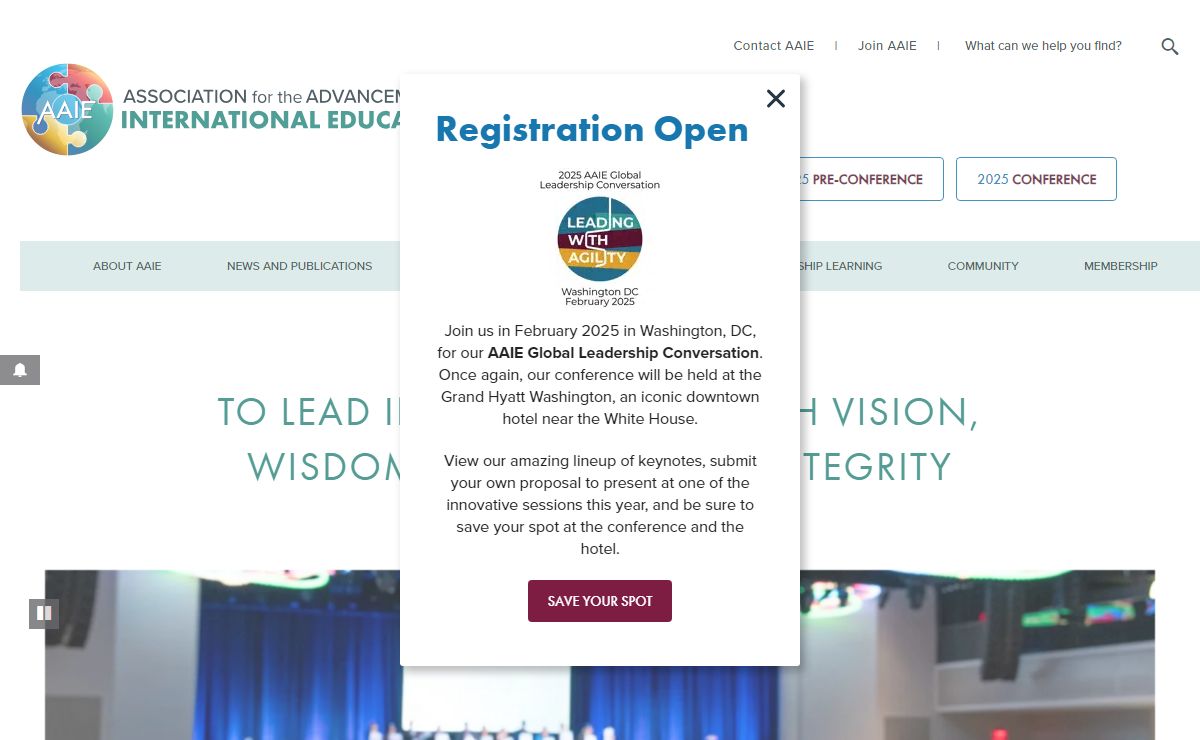 Home - Association for the Advancement of International Education
