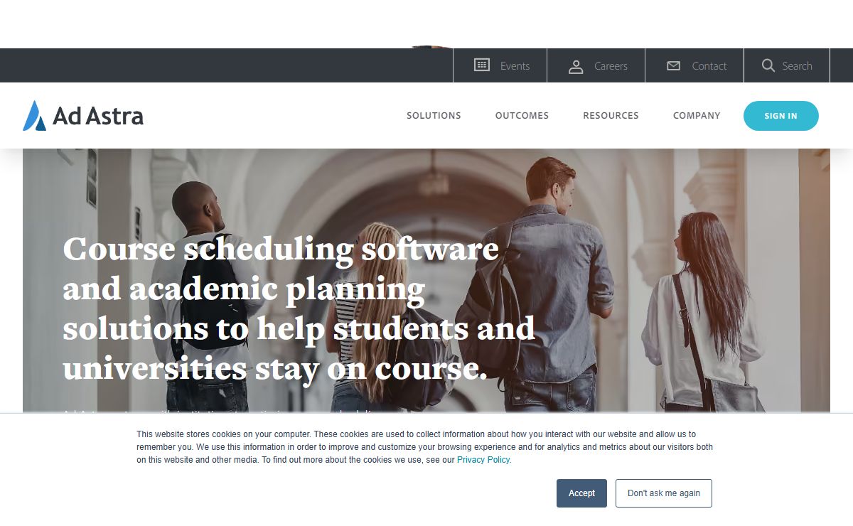 Course Scheduling Software and Academic Planning | Ad Astra