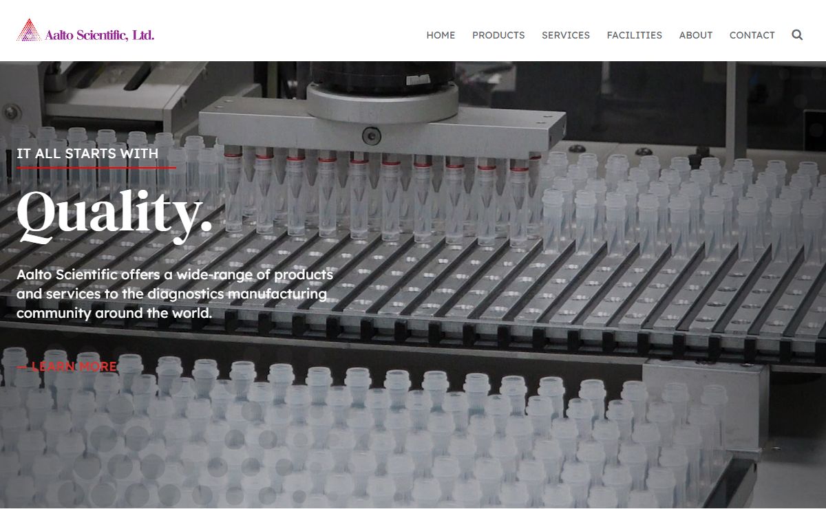 Aalto Scientific, Ltd. | Biotechnology Research & Manufacturing