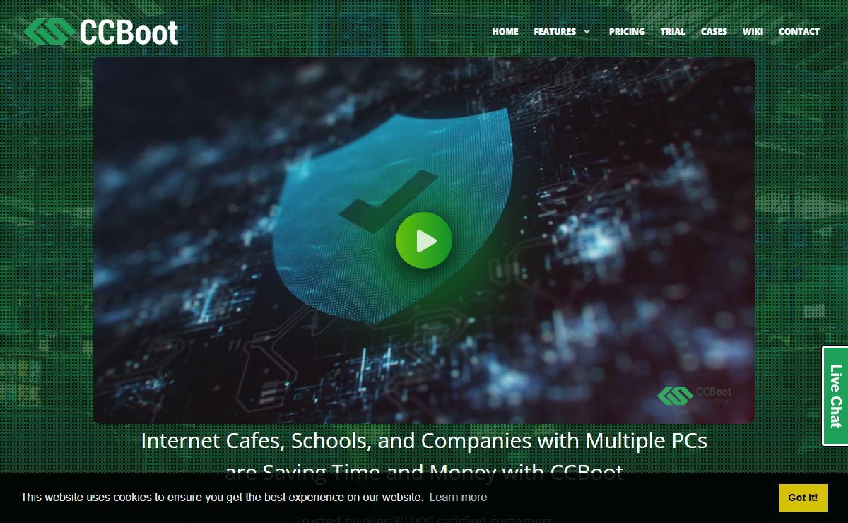 CCBoot - iSCSI boot and PXE boot software, network boot from LAN