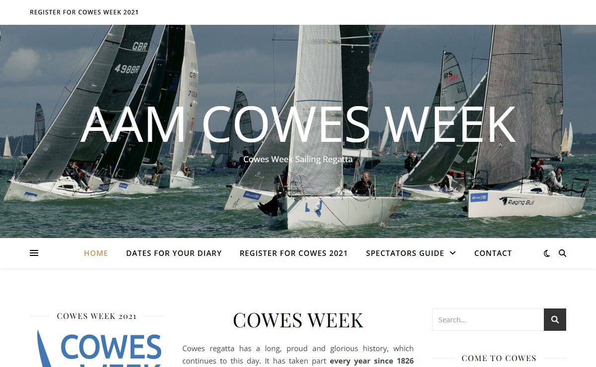 AAM Cowes Week – Cowes Week Sailing Regatta