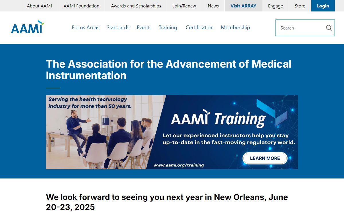 AAMI Main Page | AAMI