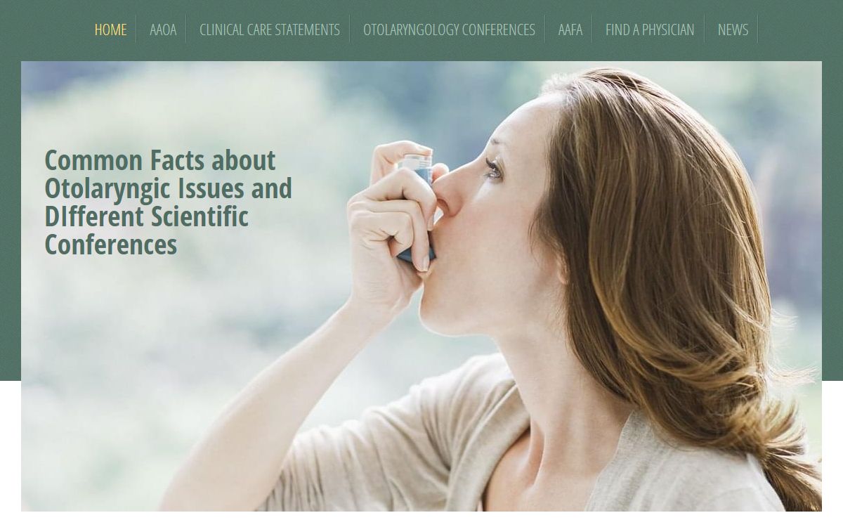 Common Facts about Otolaryngic Issues and DIfferent Scientific Conferences