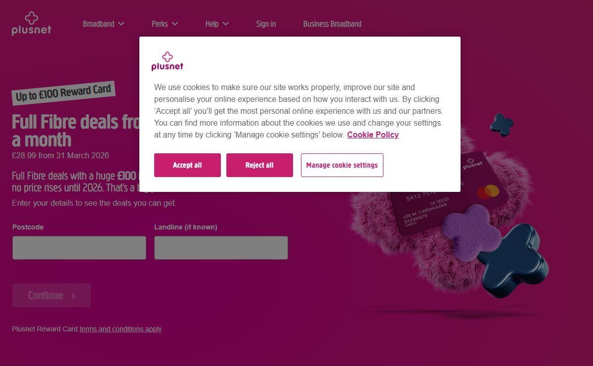 Multi-Award Winner with Even Faster UK Broadband | Plusnet
