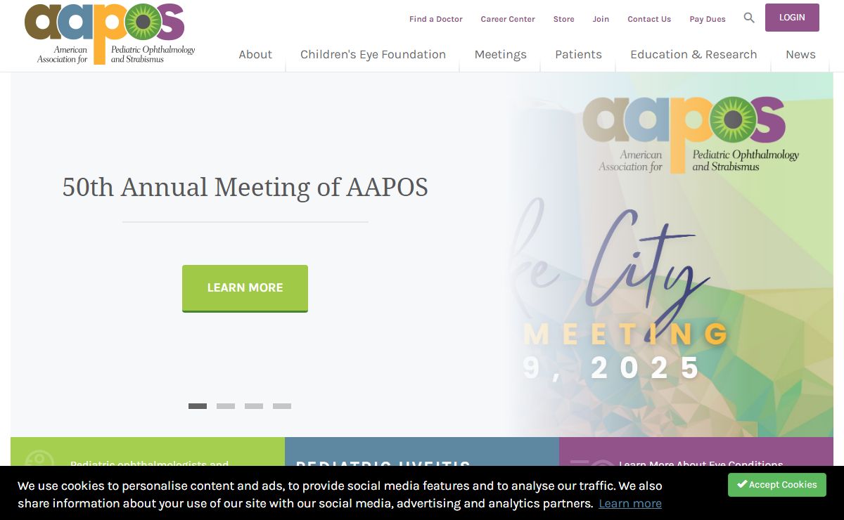 AAPOS Home - American Association for Pediatric Ophthalmology and Strabismus