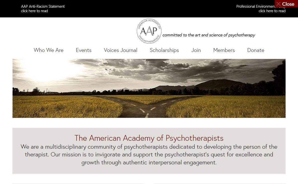 Home | American Academy of Psychotherapists