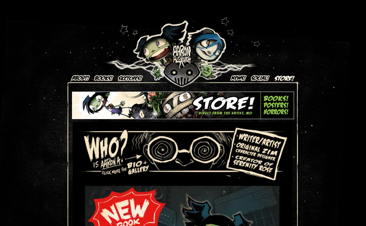 AARON ALEXOVICH – Art + Comics by Aaron Alexovich