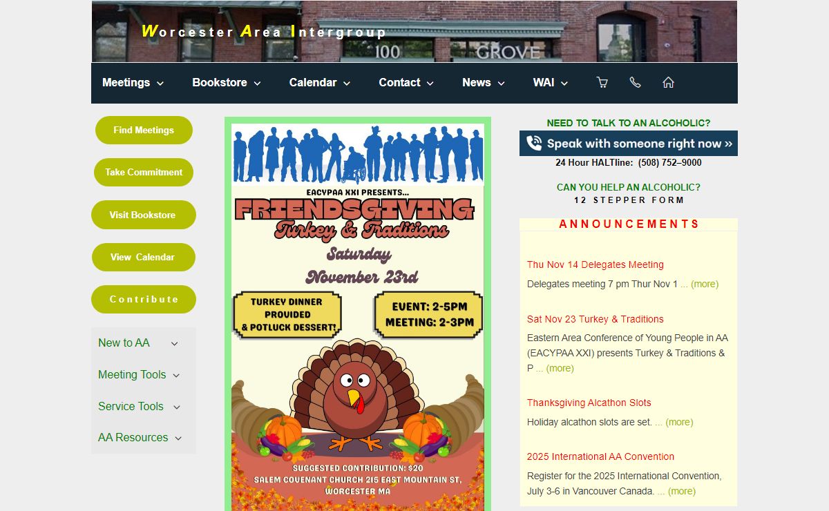 Worcester Area Intergroup of Central & Metro West Massachusetts