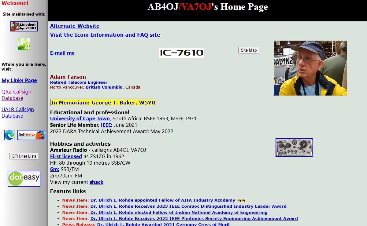 AB4OJ/VA7OJ's Home Page