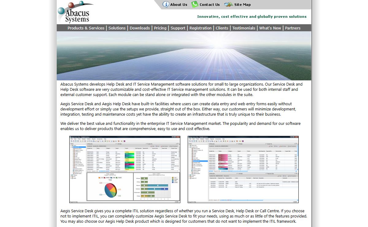 Aegis | Service Desk, Help Desk, Defect Tracking, ITIL & IT Service Management (ITSM) Solutions