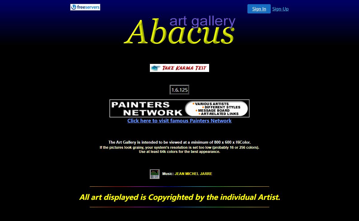 Art galleries of famous painters