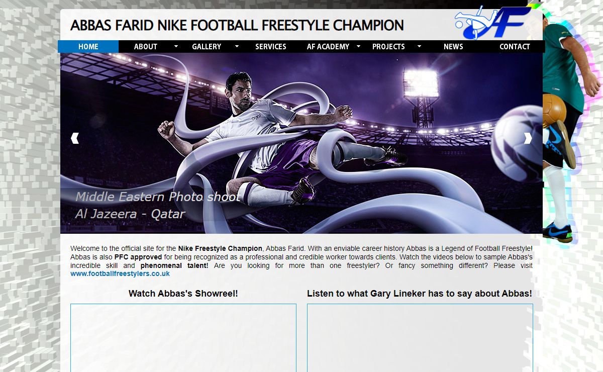 Football Freestyler - Abbas Farid Nike Champion