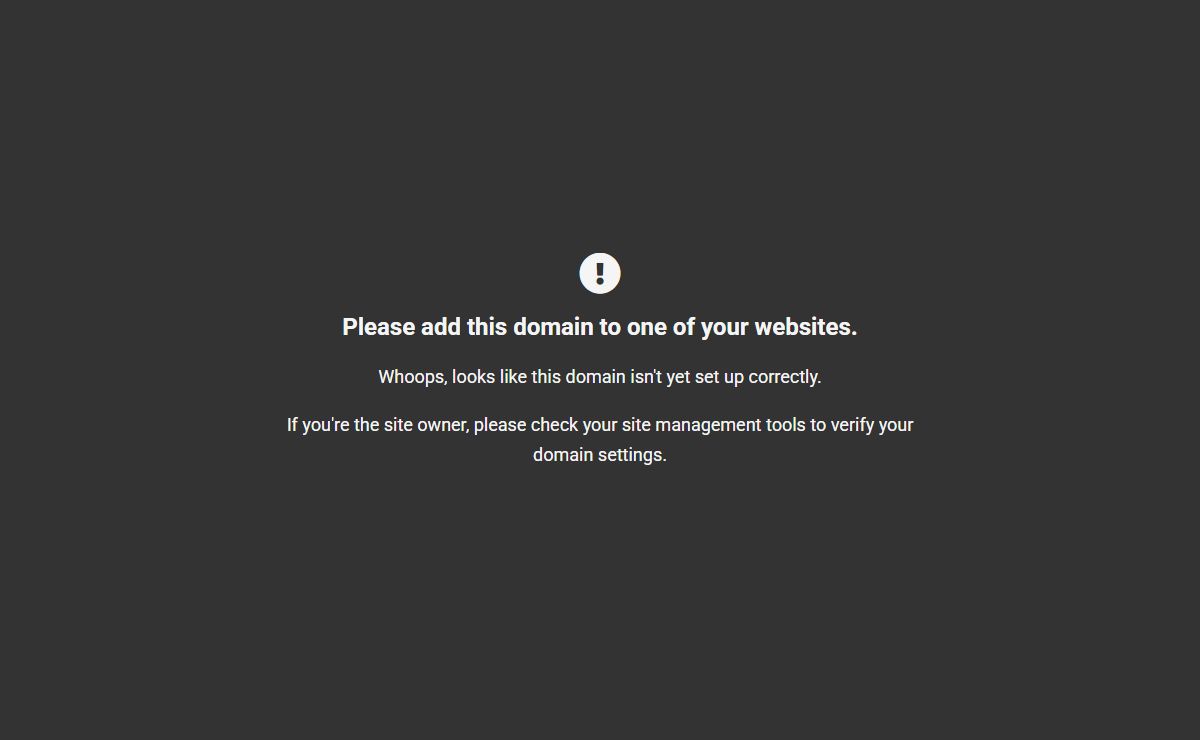 Unknown Domain